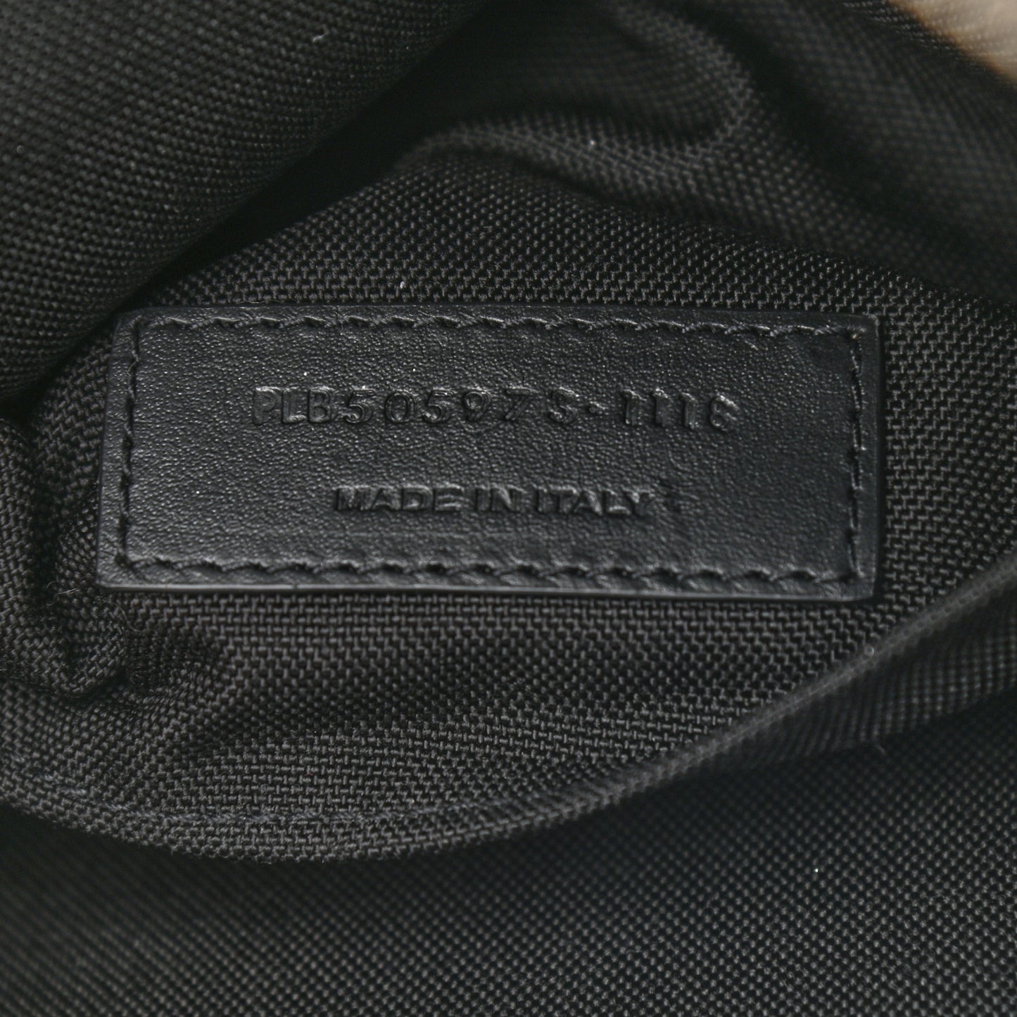 Calfskin City Belt Bag Black