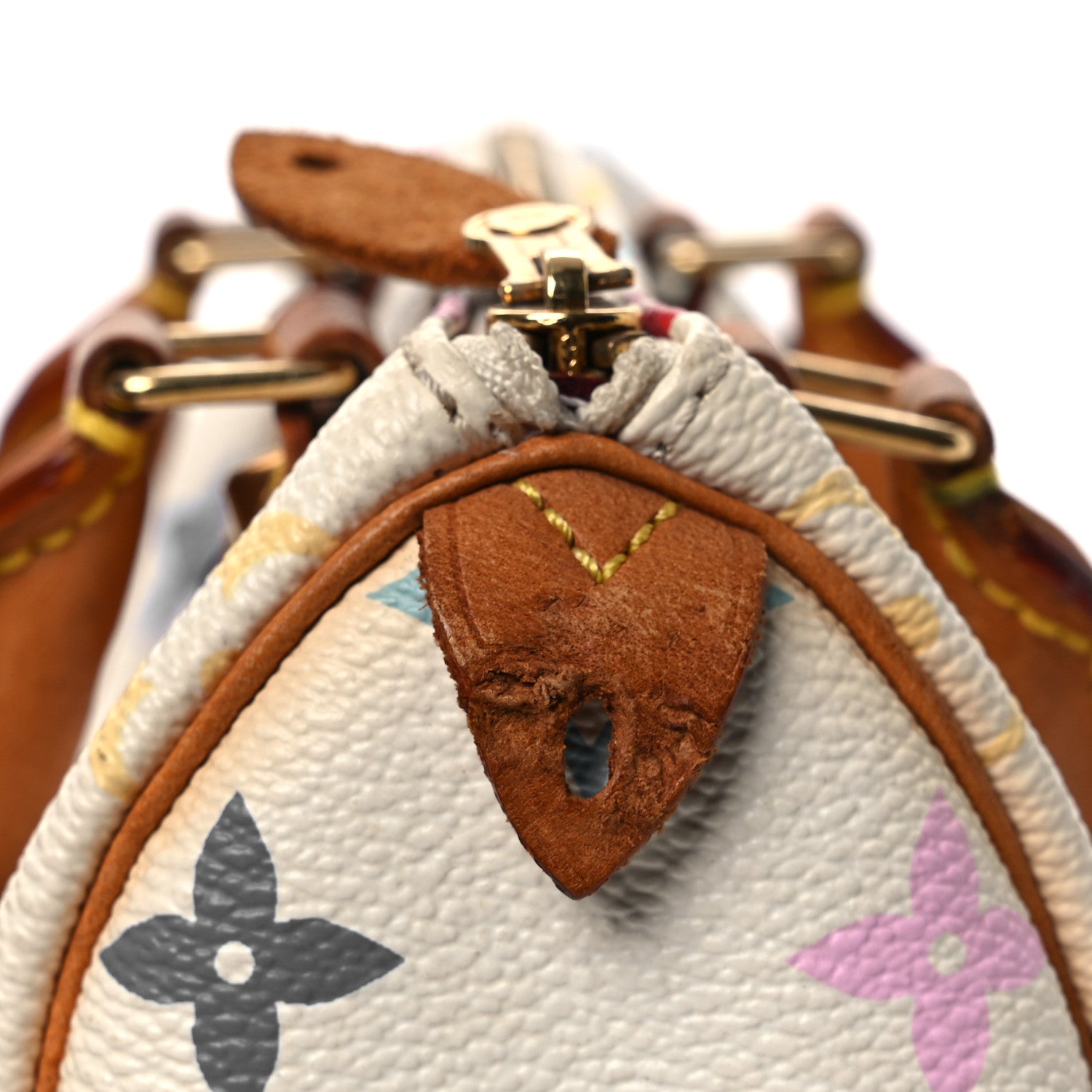 Louis Vuitton Monogram Multicolor Mini Sac HL Speedy White 11 of 11