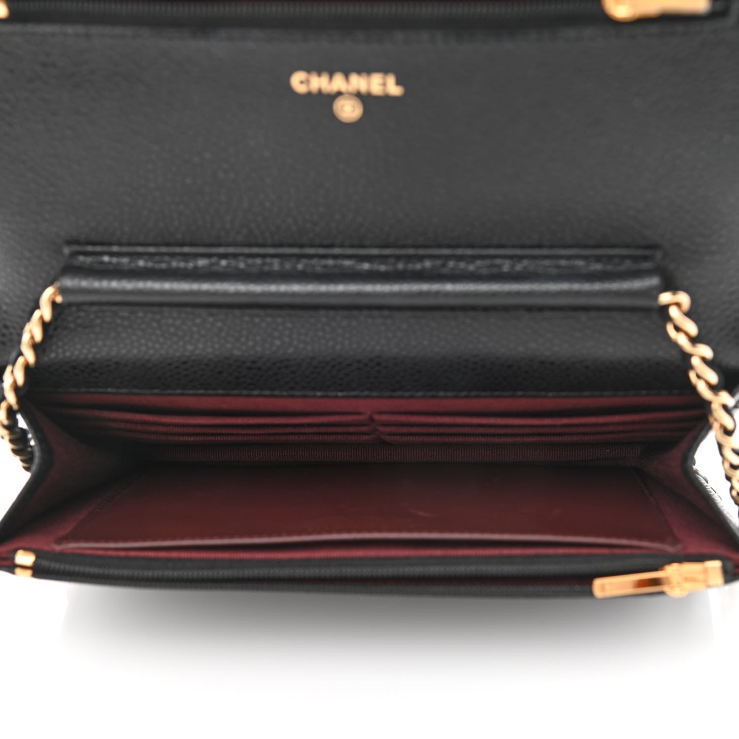 Chanel Caviar Quilted Wallet On Chain WOC Black 5 of 13