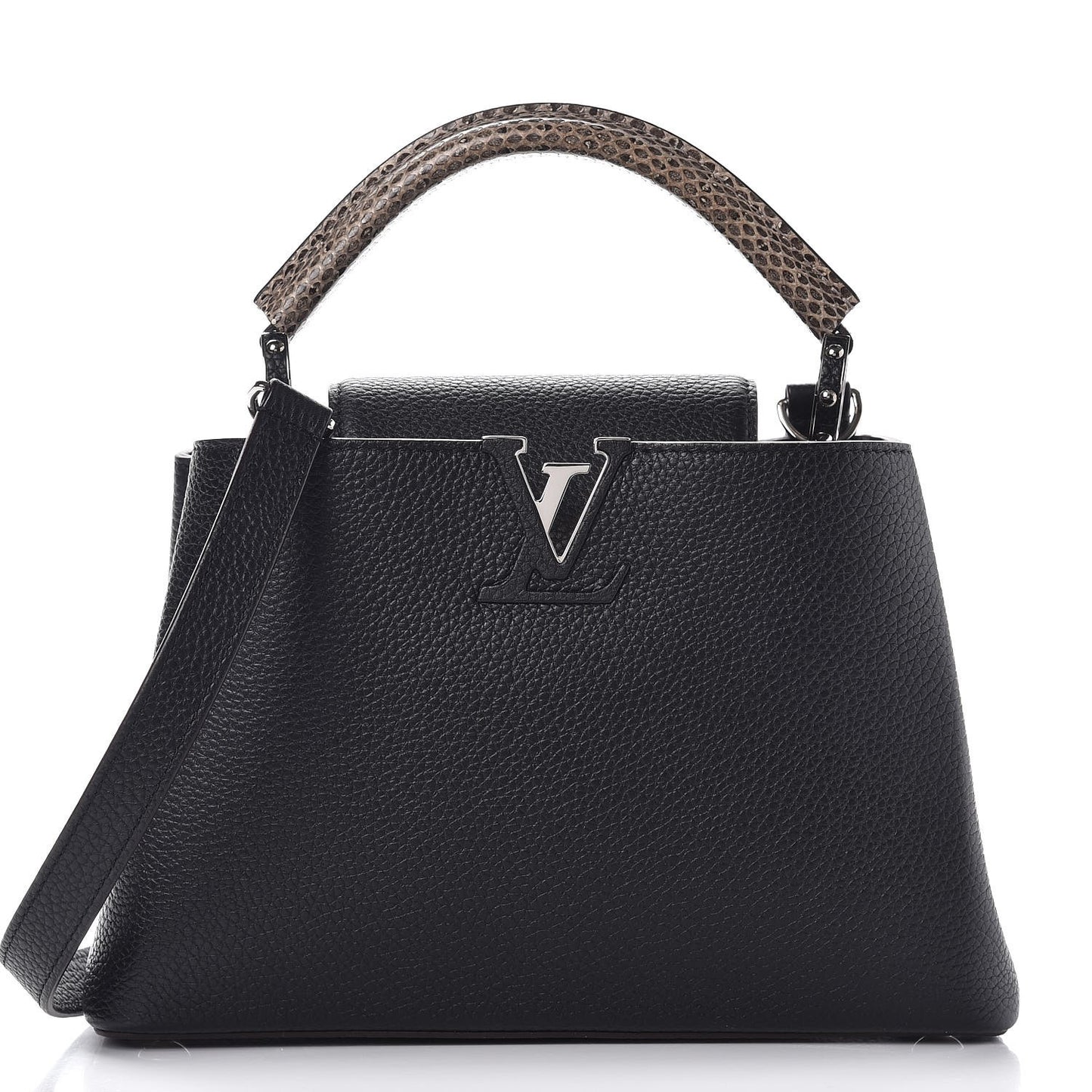 Taurillon Python Capucines BB Black