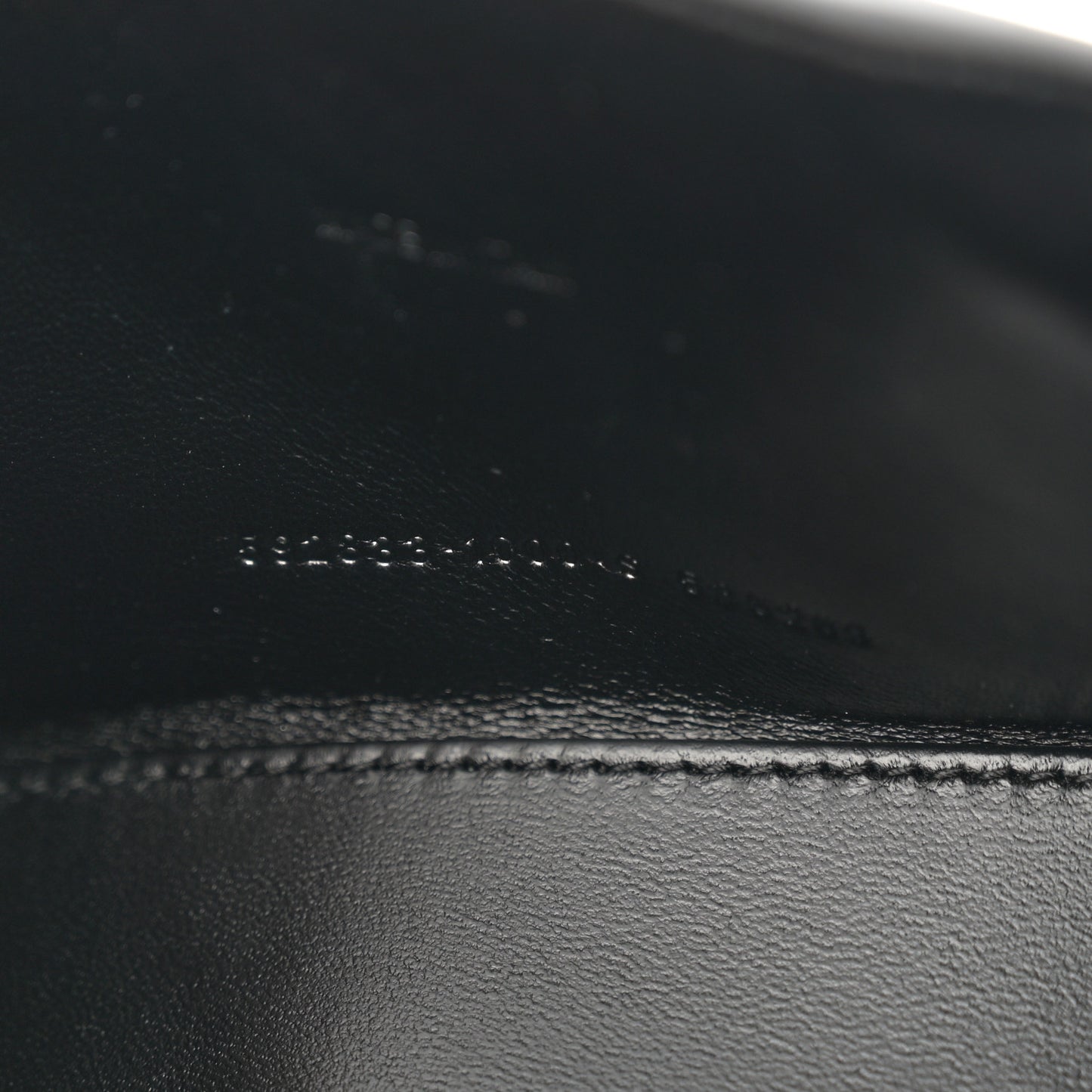 Shiny Box Calfskin Hourglass Top Handle Bag XS Black