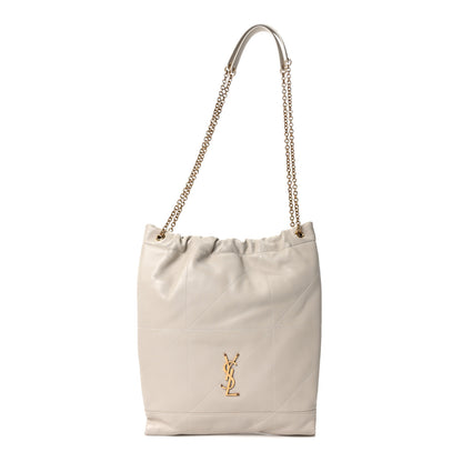 Saint Laurent Lambskin Matelasse Monogram Medium Jamie 4.3 Pochon Crema Soft 1 of 11