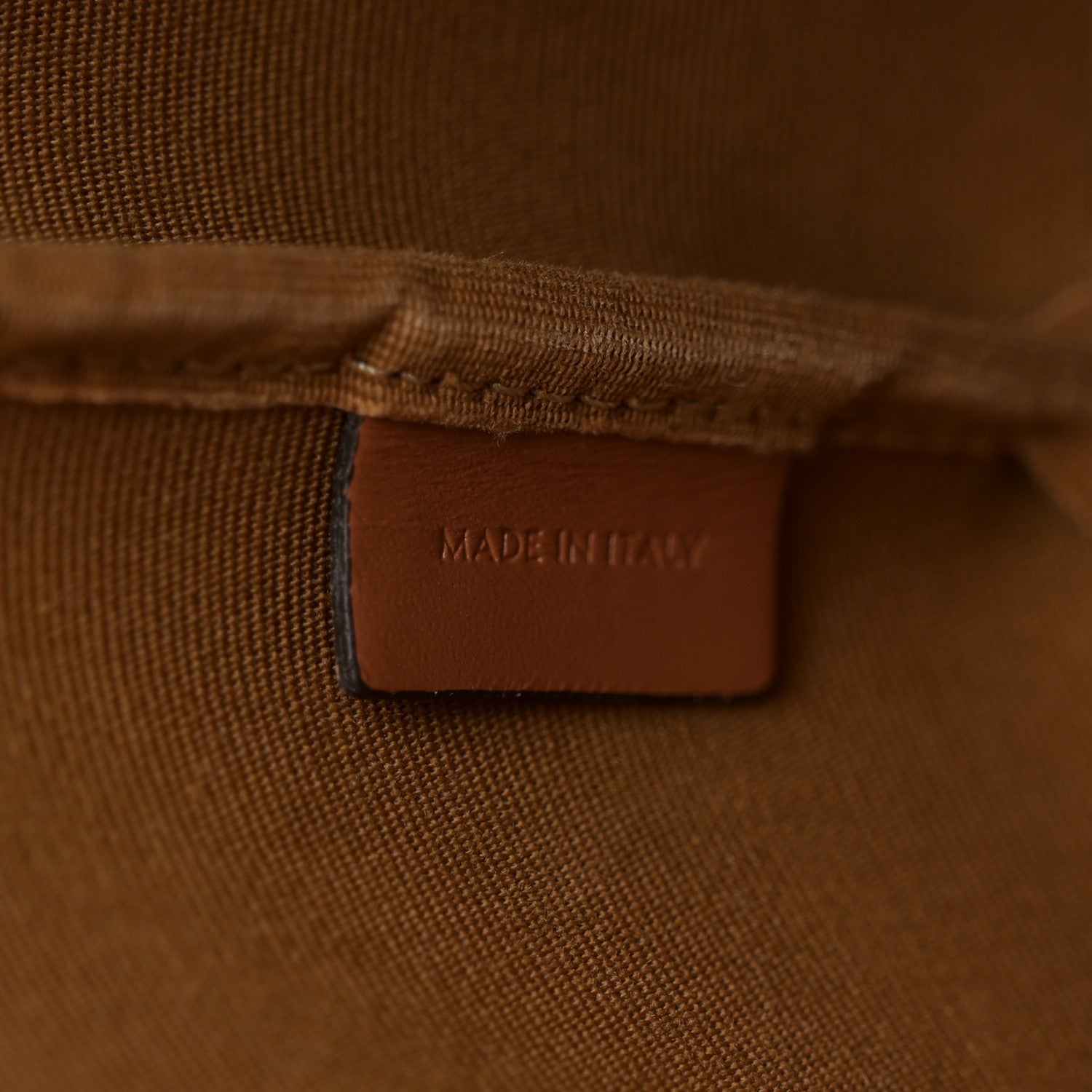 Celine Triomphe Canvas Calfskin Small Bucket Bag Tan 7 of 11