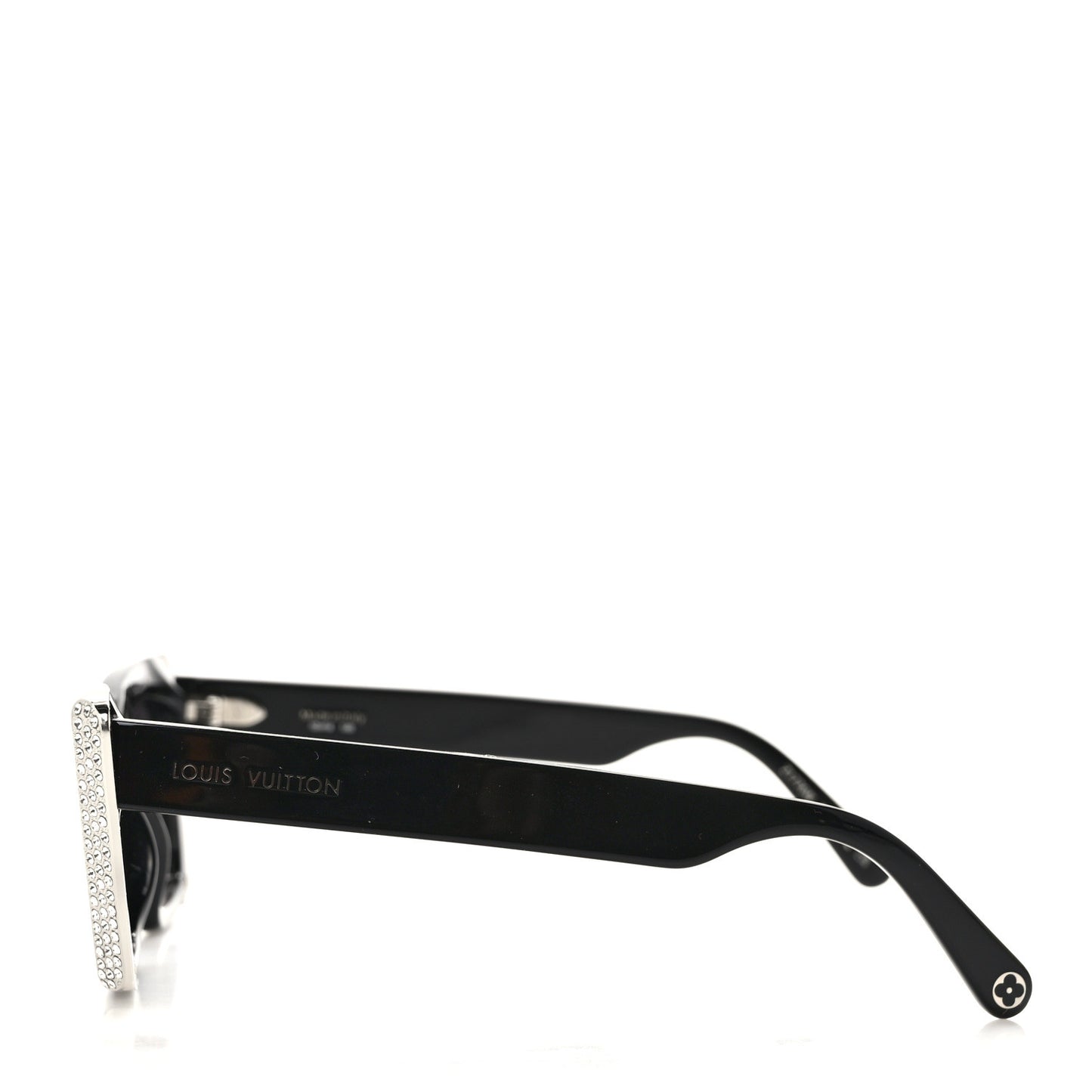 Acetate LV Fame Cat Eye Sunglasses z1776w Black