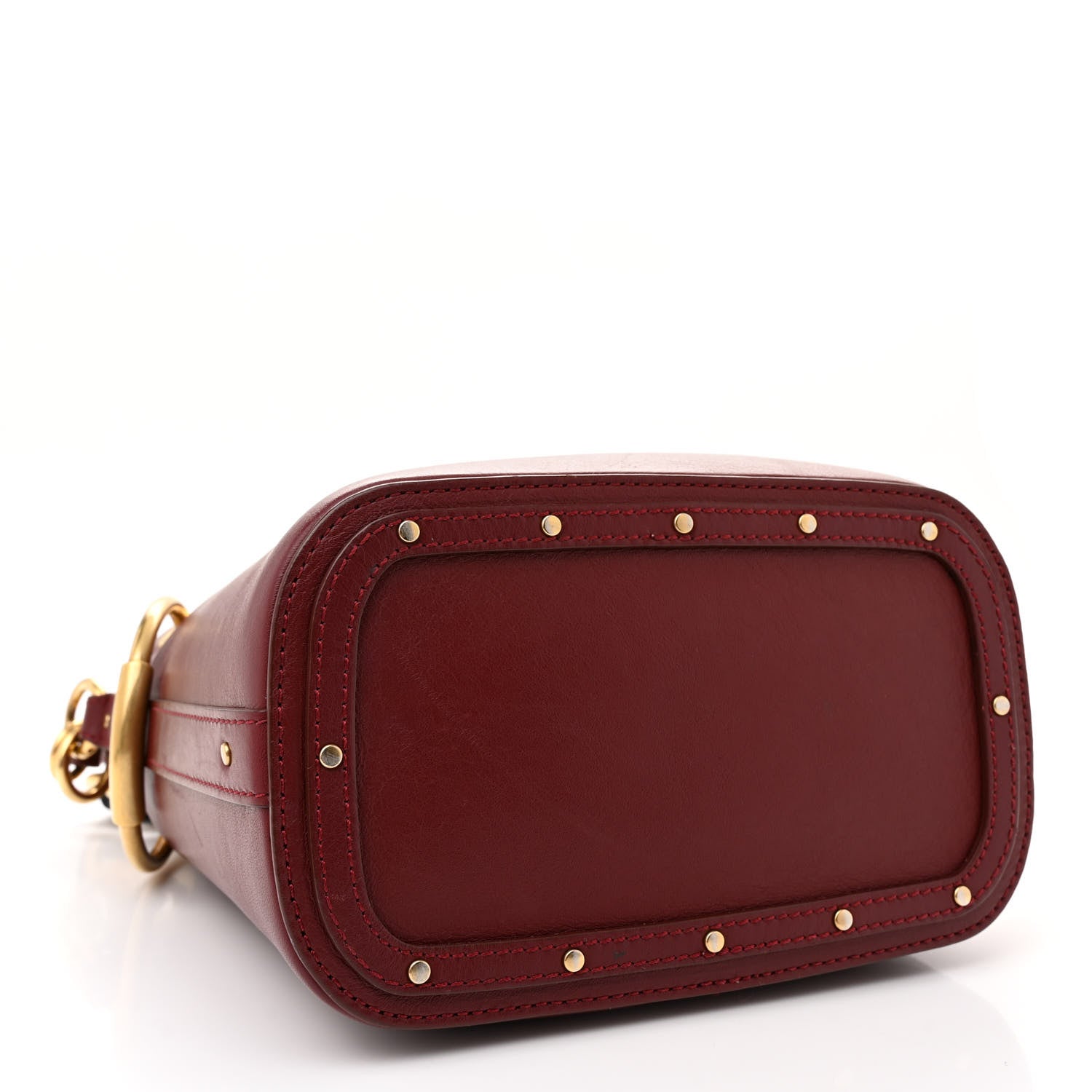 Chloe Smooth Calfskin Small Roy Bucket Bag Plum Purple 4 of 10