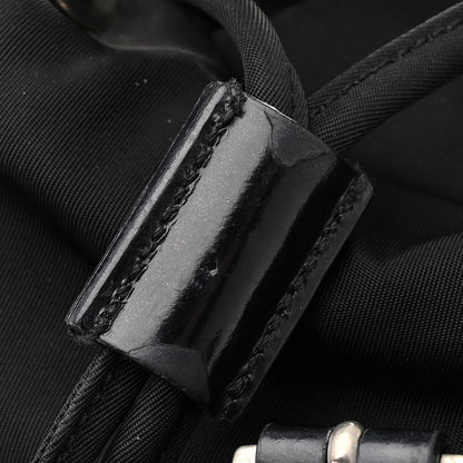Prada Nylon Vela Mini Cinch Backpack Black 11 of 11