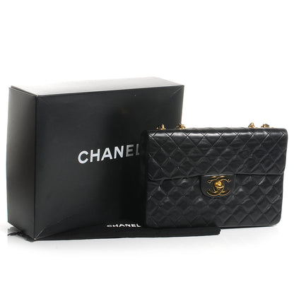 Chanel Lambskin XL Jumbo Flap Black 5 of 11