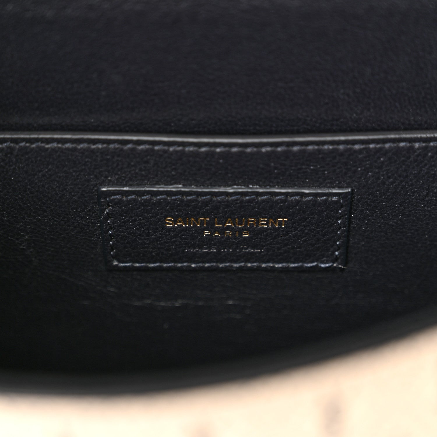 Saint Laurent Canvas Smooth Calfskin Le Monogramme Medium Buckle Satchel Beige 6 of 11