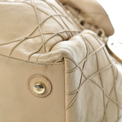 Christian Dior Lambskin Cannage Medium Le Trente Tote Beige 14 of 18
