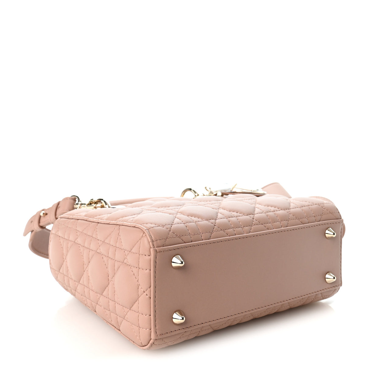 Christian Dior Lambskin Cannage Small My ABCDior Lady Dior Fard 4 of 9