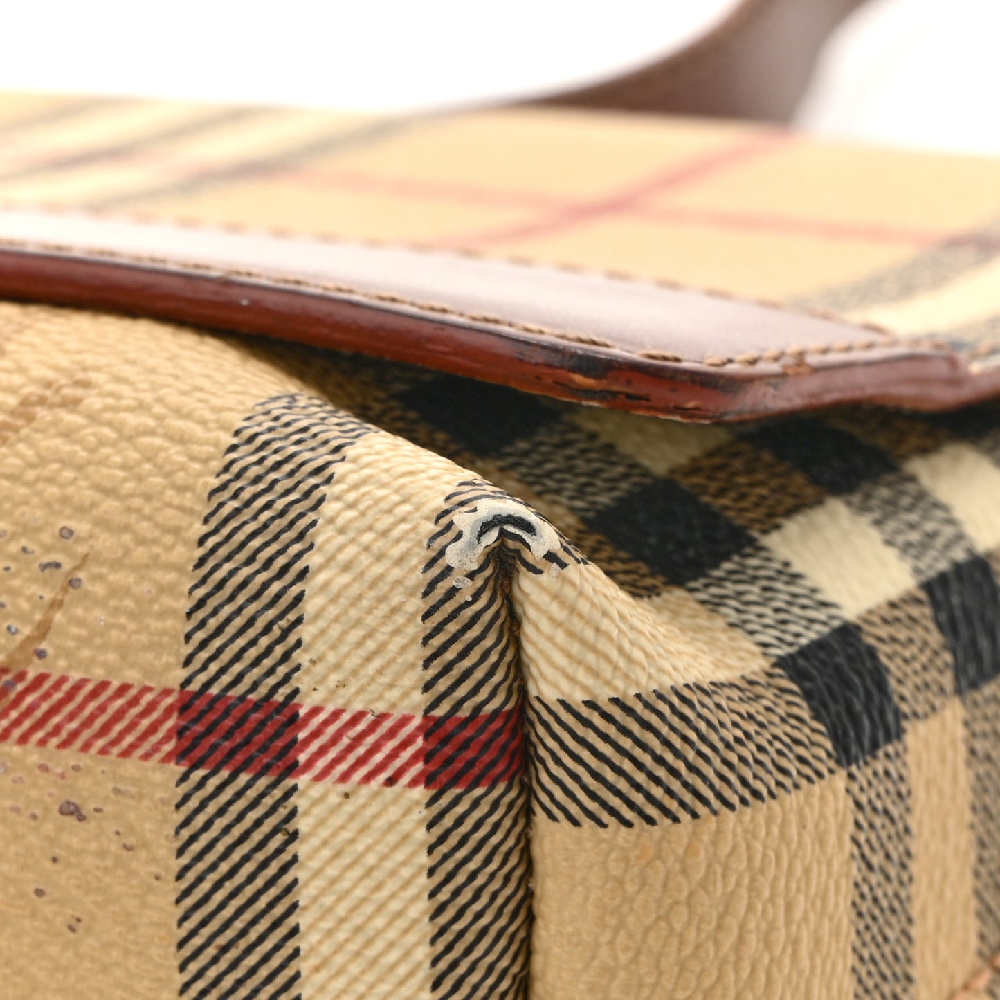 Haymarket Check Shoulder Bag Brown