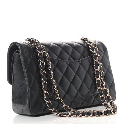 Chanel Lambskin Quilted Small Double Flap Black 3 of 17