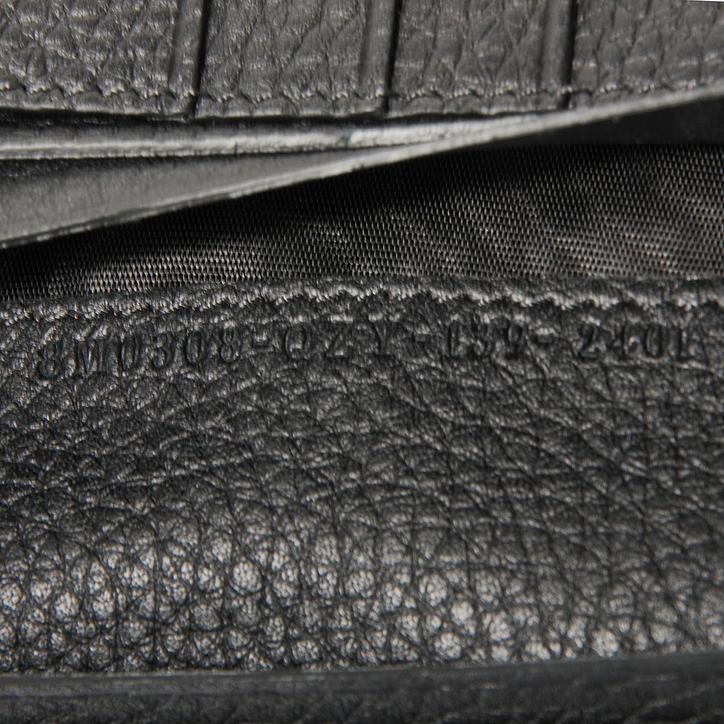 Cuoio Romano Selleria Peekaboo Continental Wallet Black