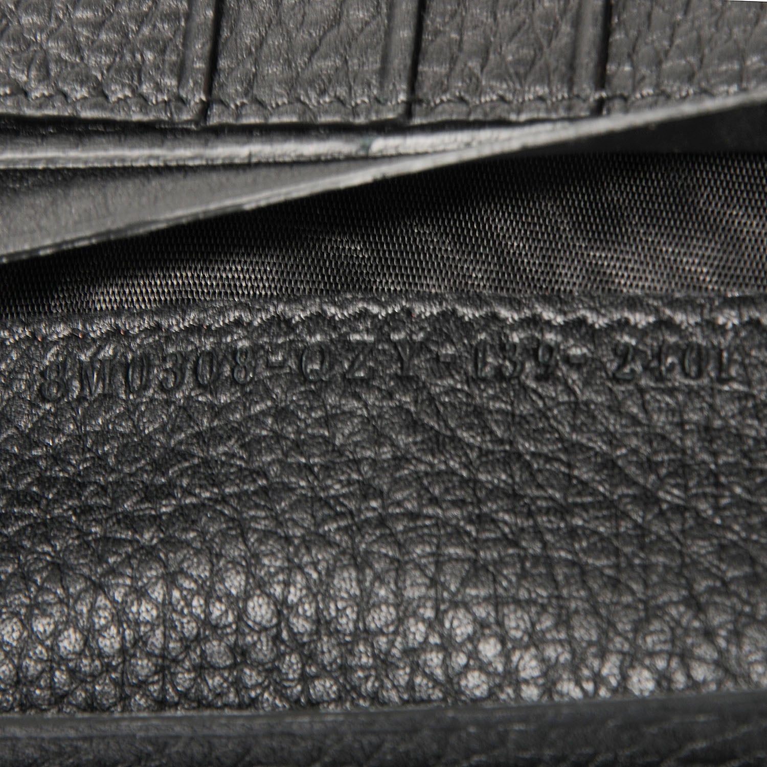 Fendi Cuoio Romano Selleria Peekaboo Continental Wallet Black 14 of 14
