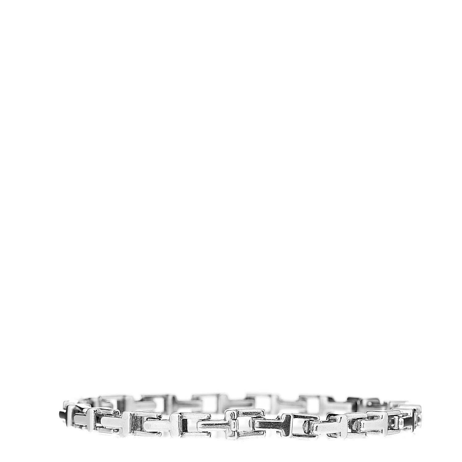 Tiffany Sterling Silver Narrow T Chain Bracelet 3 of 6