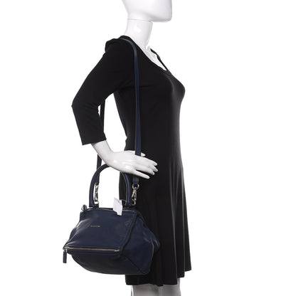 Givenchy Sugar Goatskin Small Pandora Deep Blue 2 of 11