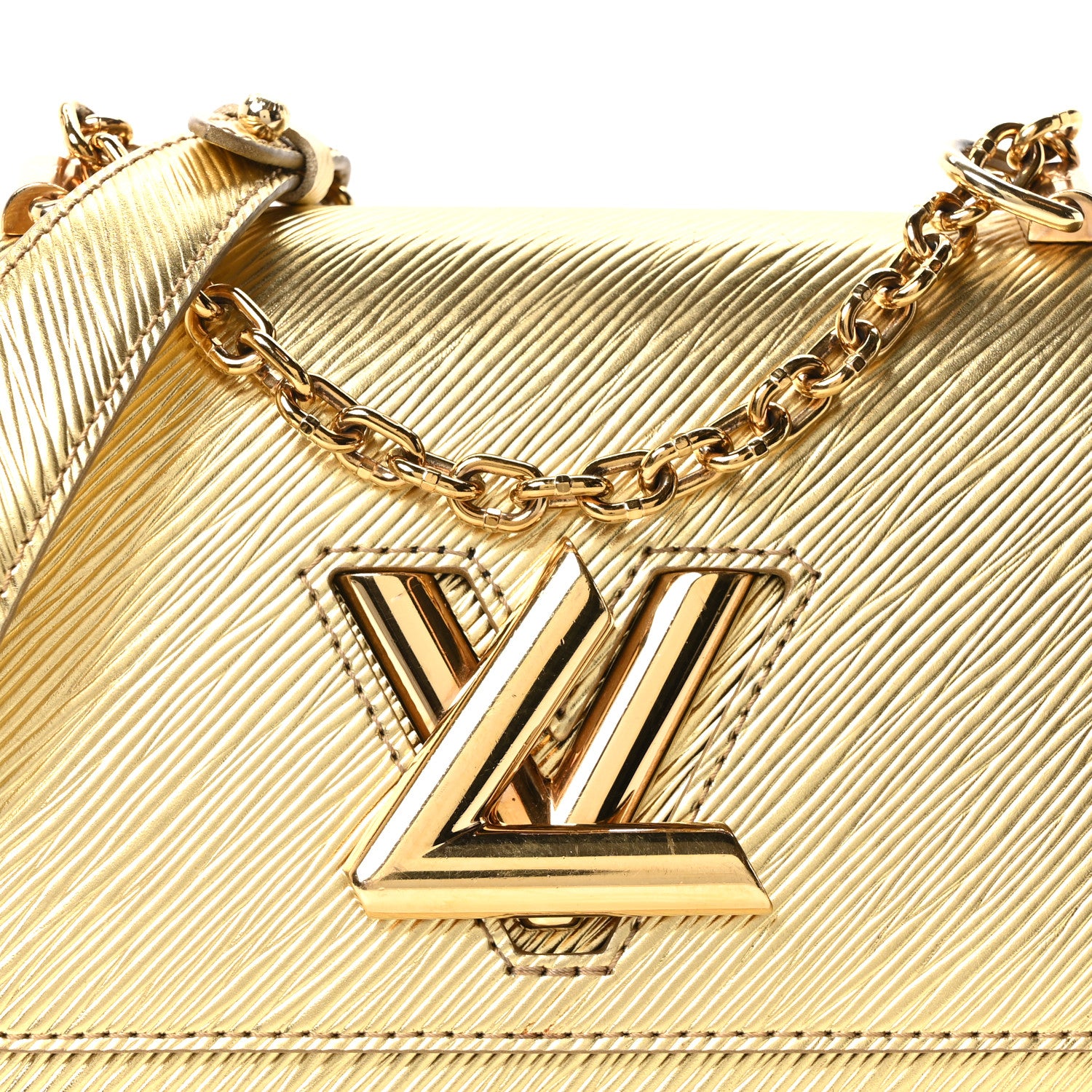 Louis Vuitton Epi Twist Shoulder Bag PM Gold 7 of 9