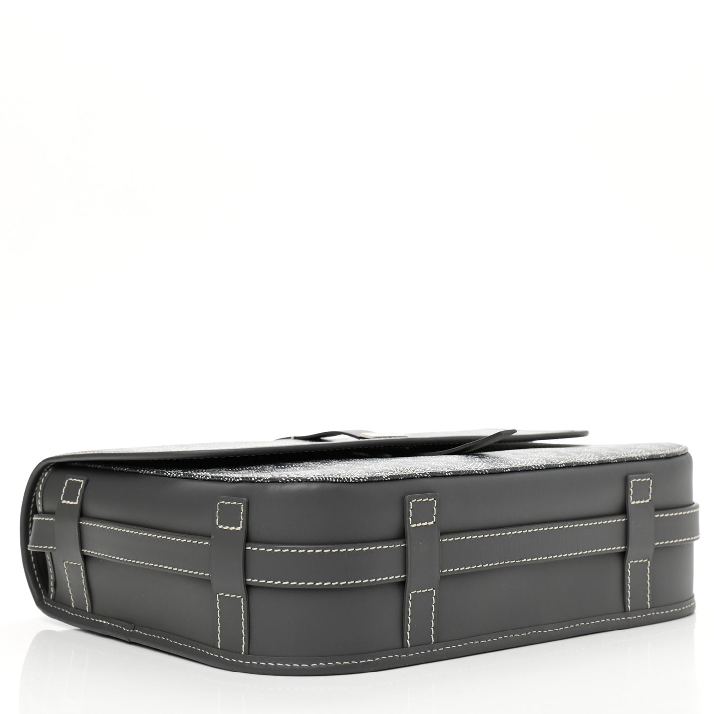 Goyardine Belvedere II MM Messenger Bag Grey