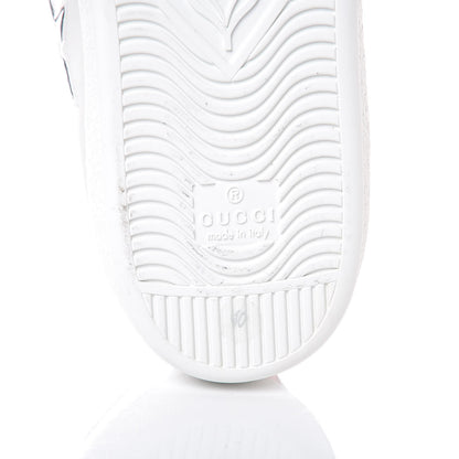Gucci Calfskin Ayers Web Star Embroidered Womens Ace Sneakers 40 White Multi 6 of 10