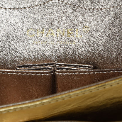 Chanel Metallic Aged Calfskin Quilted 2.55 Reissue 227 Flap Gold 5 of 9