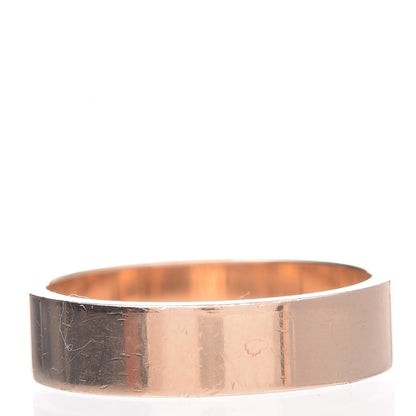 Hermes 18K Rose Gold Diamond PM Kelly Ring 54 6.75 4 of 6