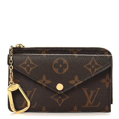 Louis Vuitton Monogram Recto Verso Card Holder Black 1 of 7