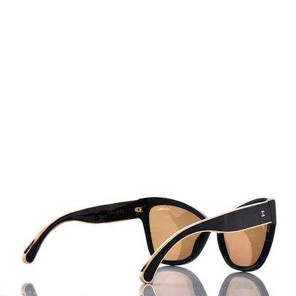 Chanel Acetate CC Cat Eye Sunglasses 5271 Black 3 of 8