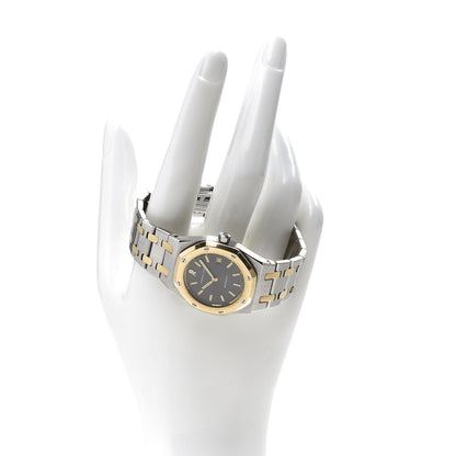 Audemars Piguet Stainless Steel 18K Yellow Gold 30mm Royal Oak Automatic Watch 2 of 6