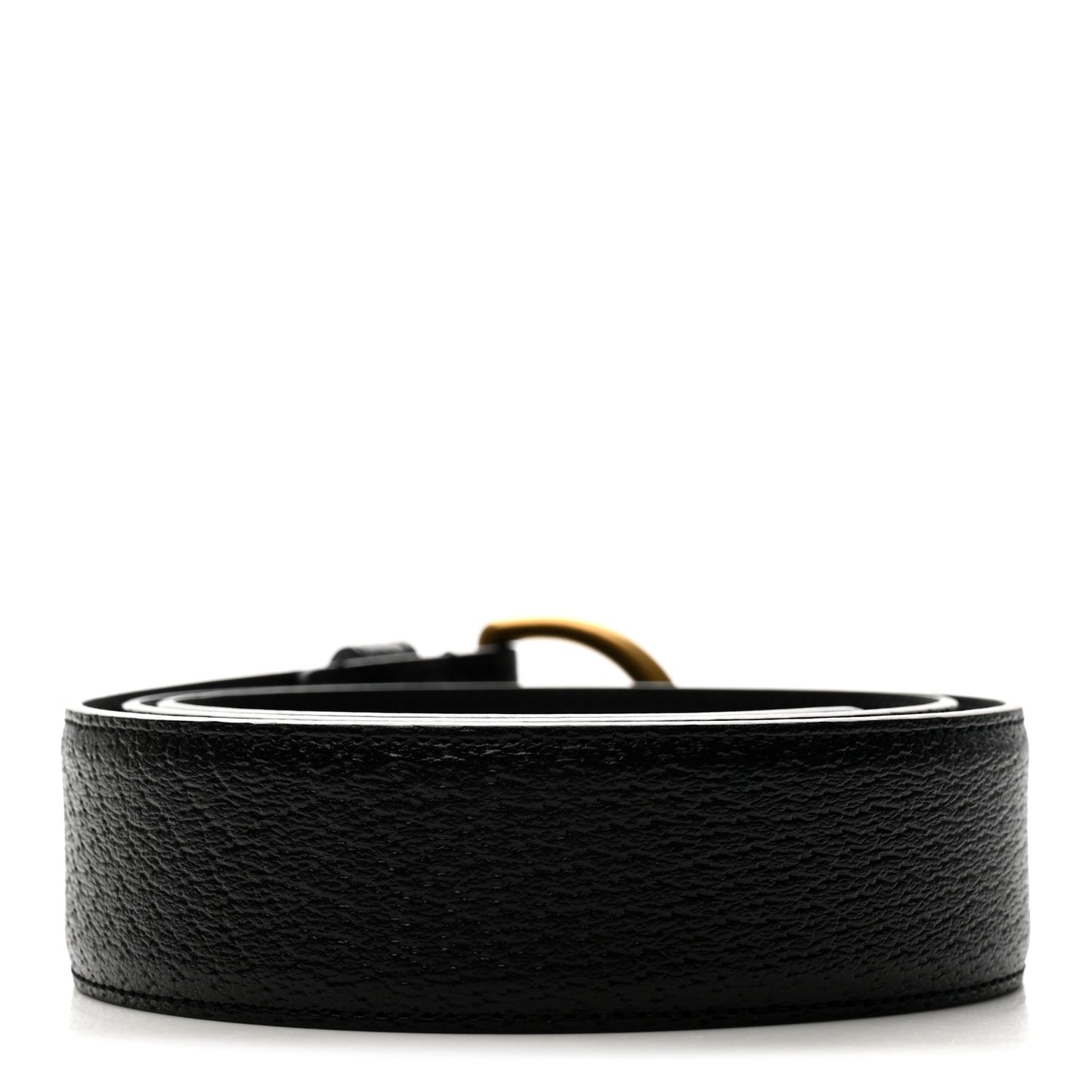 Textured Dollar Calfskin 40mm Belt 95 38 Black