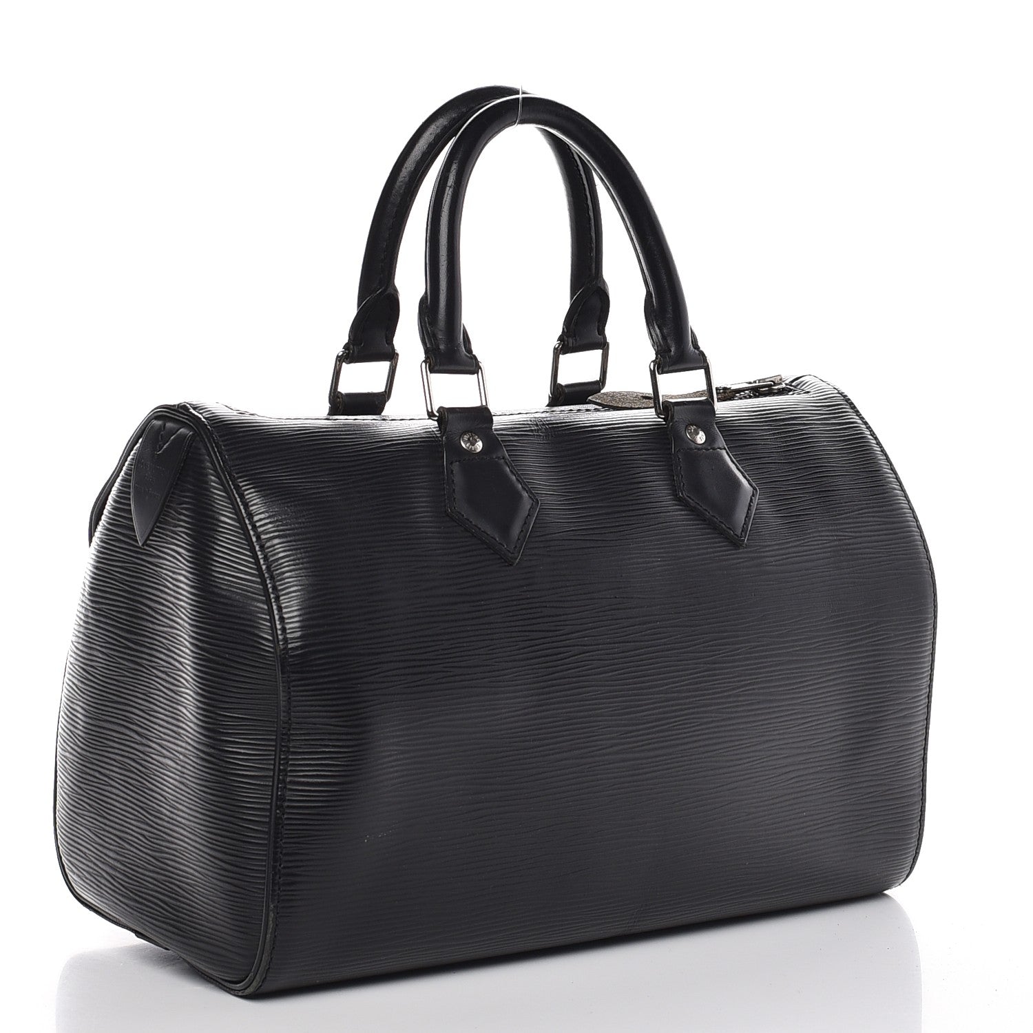 Louis Vuitton Epi Speedy 25 Black 3 of 9