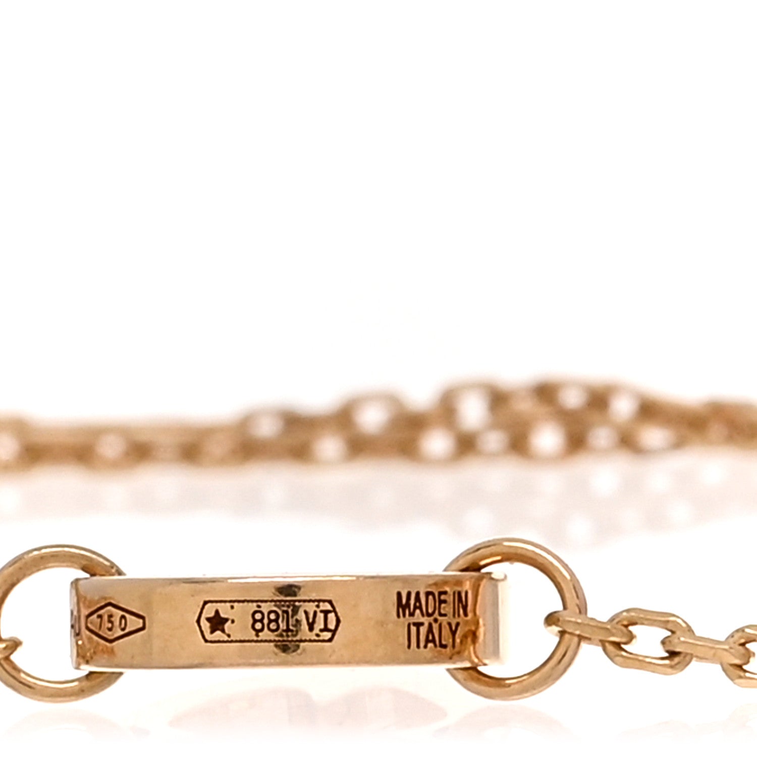 Bulgari 18K Rose Gold Diamond Fiorever Bracelet ML 3 of 3