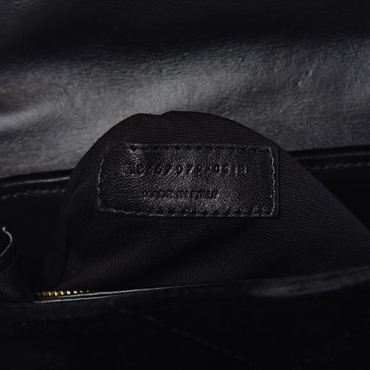 Saint Laurent Velvet Y Quilted Monogram Toy Loulou Chain Satchel French Black 8 of 12