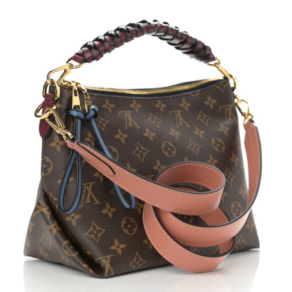 Louis Vuitton Monogram Beaubourg Hobo Mini Bordeaux Red Peach Safran Blue Jean Blue 3 of 10