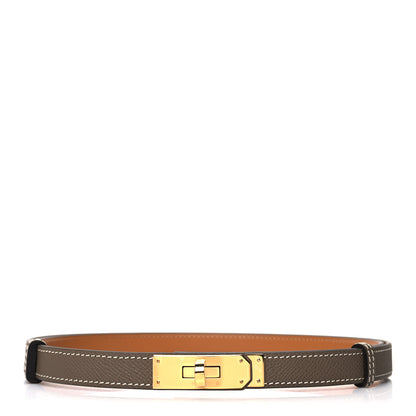 Hermes Epsom Kelly Belt Etoupe 1 of 4