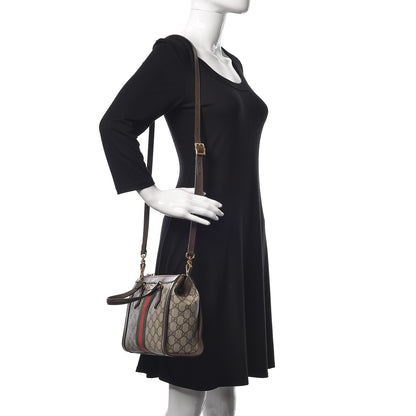 Gucci GG Supreme Monogram Small Ophidia Tote Bag Brown 3 of 11