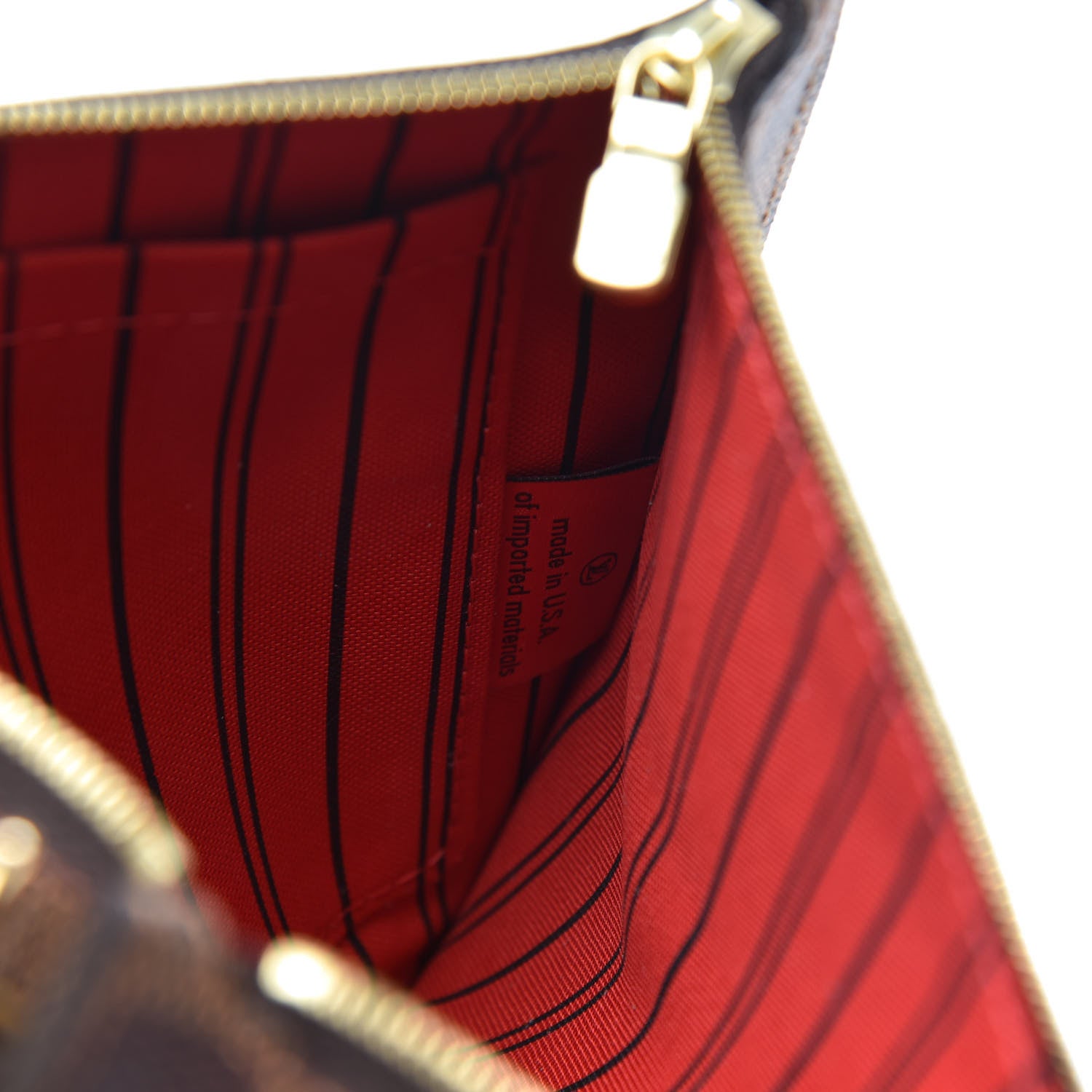 Louis Vuitton Damier Ebene Neverfull MM GM Pochette 7 of 7