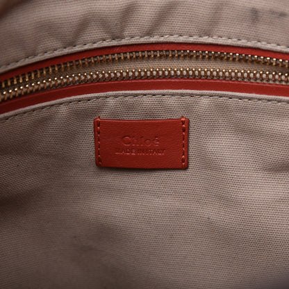 Chloe Smooth Calfskin Medium Roy Bucket Bag Earthy Red 8 of 12