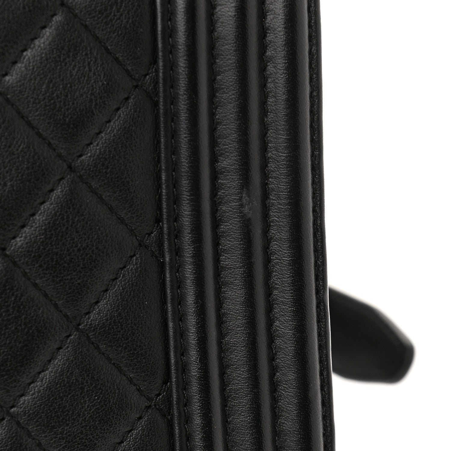 Chanel Calfskin Quilted New Medium Boy Flap So Black 8 of 10