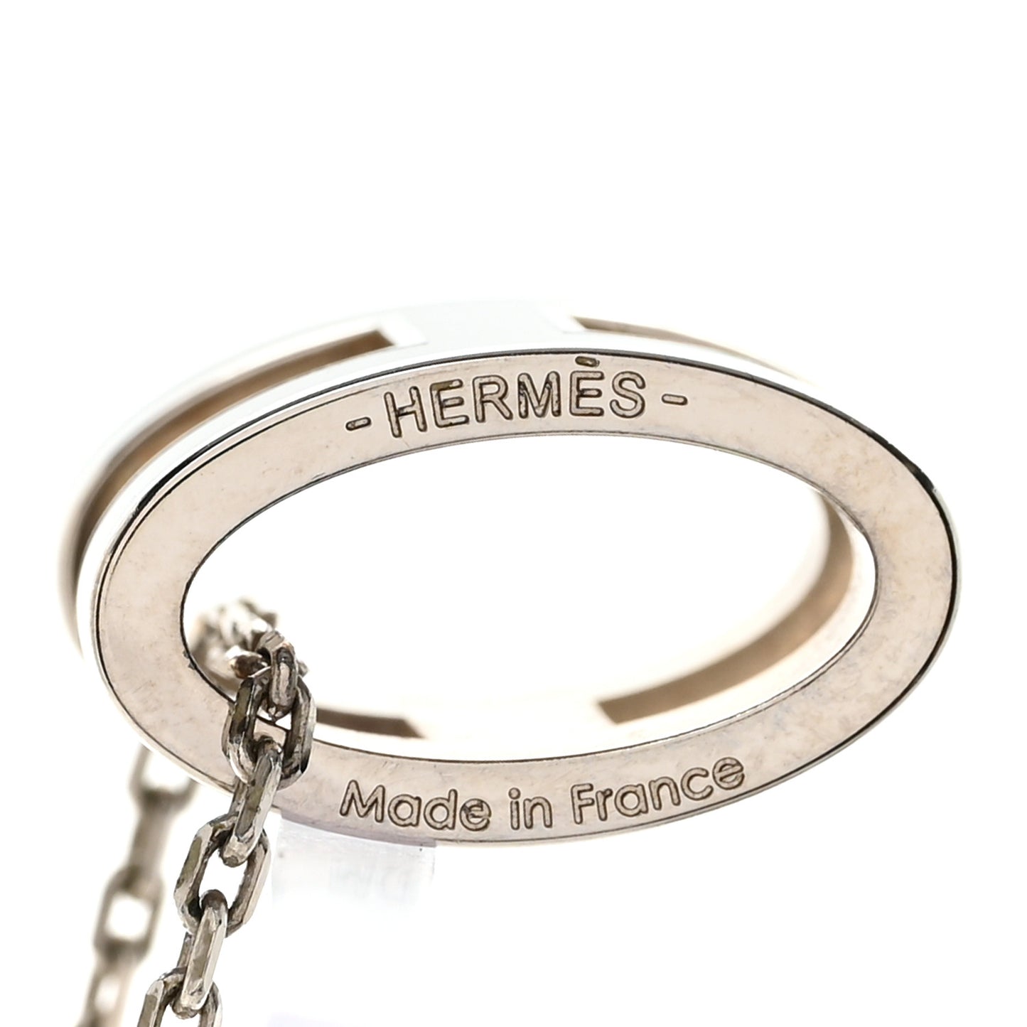 Lacquered Palladium Pop H Pendant Necklace Black