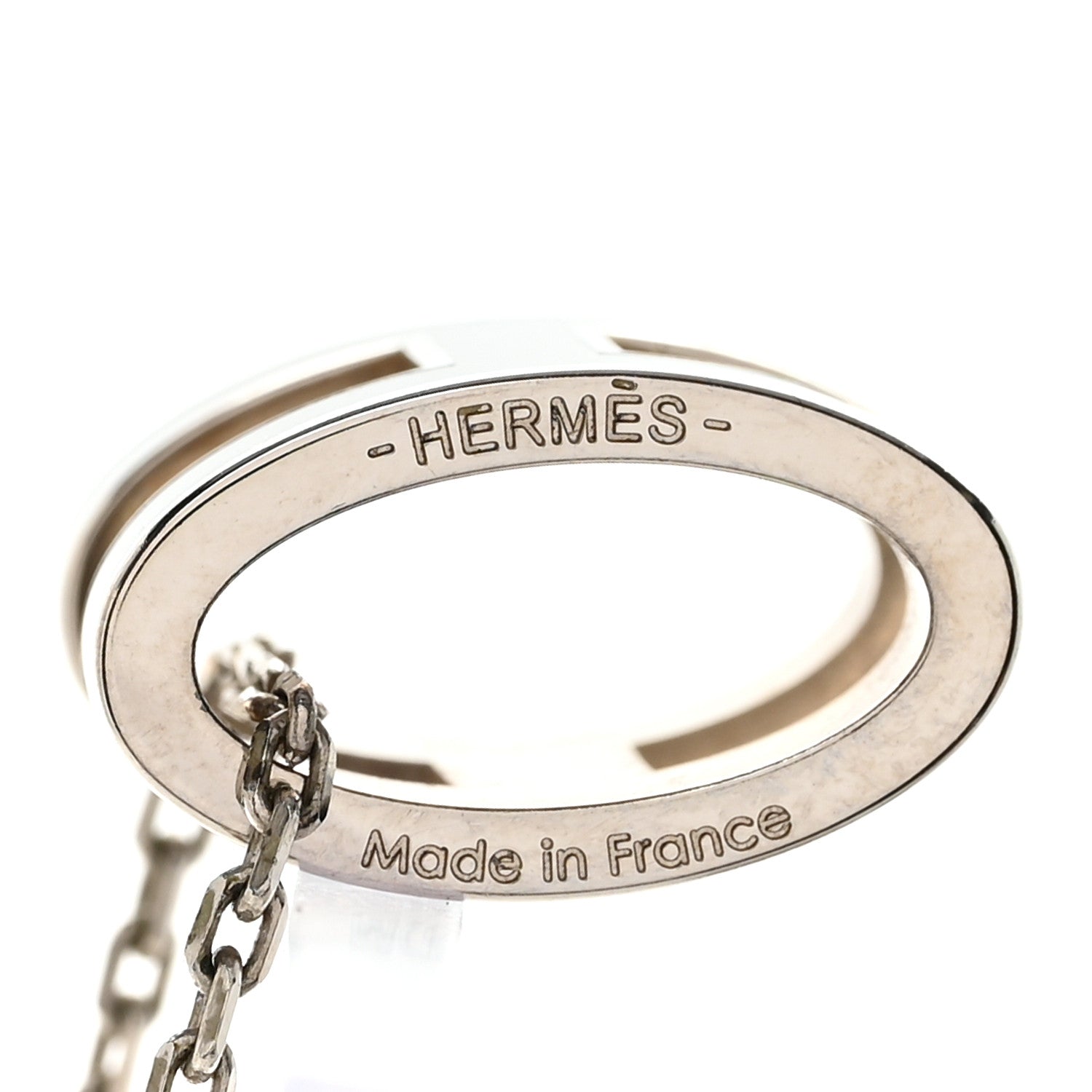 Hermes Lacquered Palladium Pop H Pendant Necklace Black 5 of 7