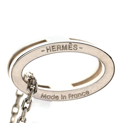 Hermes Lacquered Palladium Pop H Pendant Necklace Black 5 of 7