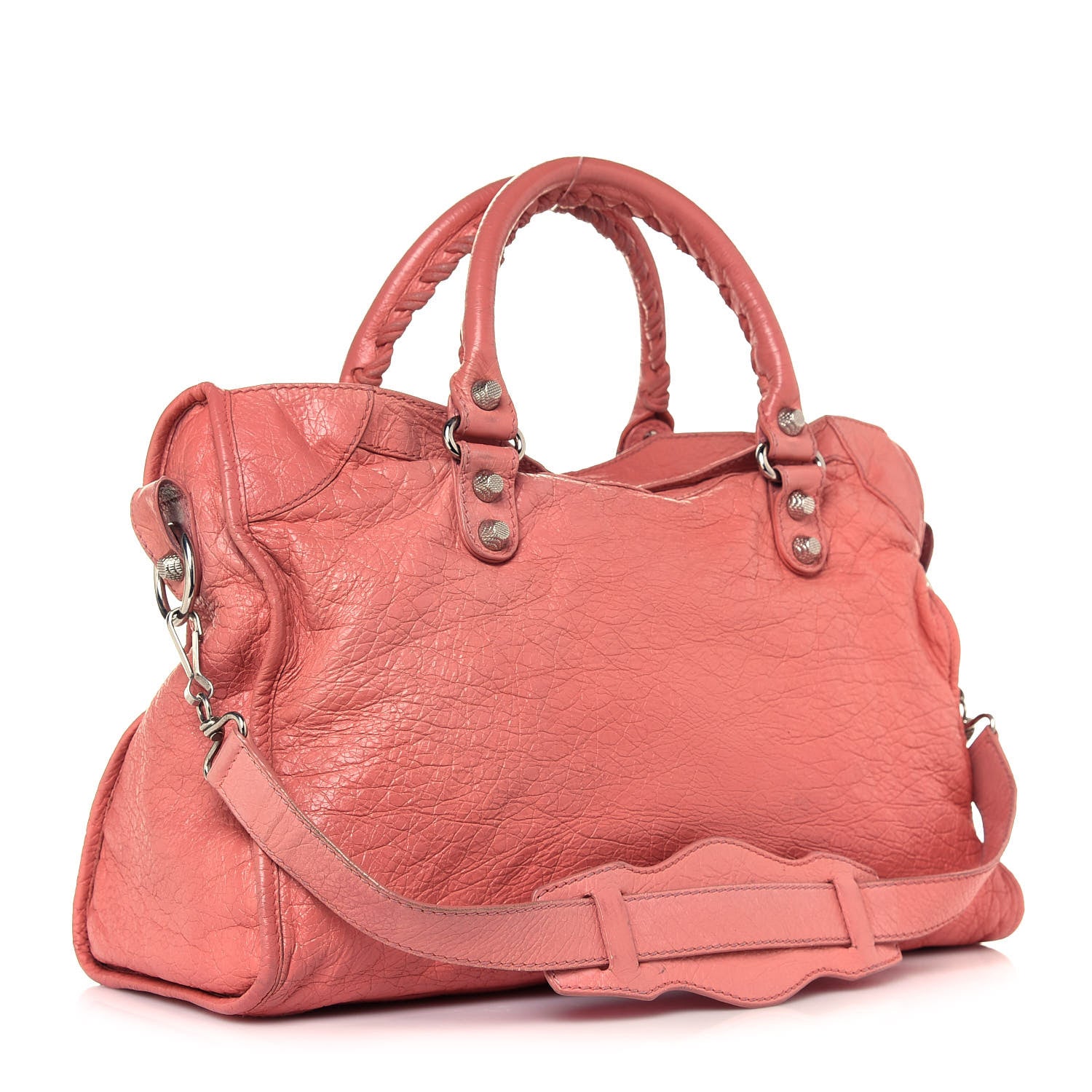 Balenciaga Agneau Giant 12 Silver Hardware City Rose Peche 2 of 24