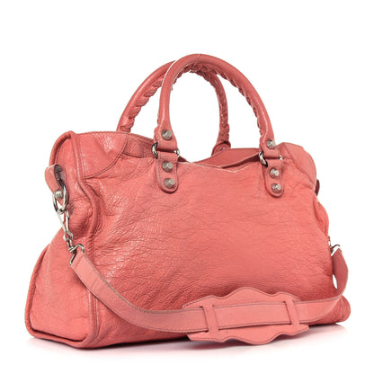 Balenciaga Agneau Giant 12 Silver Hardware City Rose Peche 2 of 24