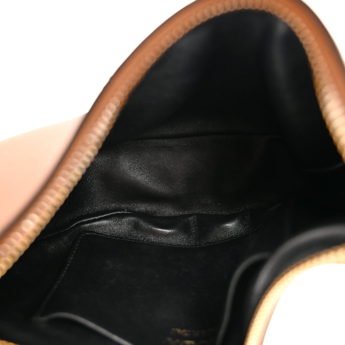 Soft Calfskin Arque Shoulder Bag Cognac