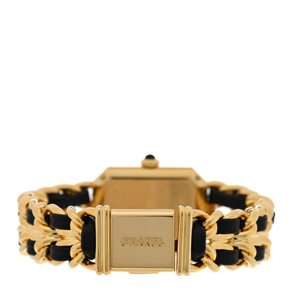 Chanel Stainless Steel Lambskin 20mm Chain Premiere Quartz Watch Gold 3 of 4