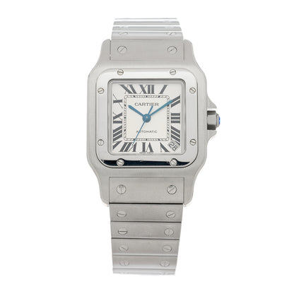 Cartier Stainless Steel 32mm Santos de Cartier Galbee Automatic Watch 1 of 4