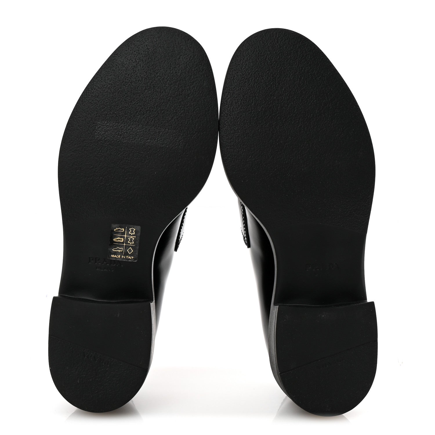 Prada Spazzolato Metal Triangle Logo 50mm Loafers 36.5 Black 6 of 10