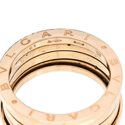 Bulgari 18K Yellow Gold B.Zero1 Two-Band Ring 61 9.5 4 of 5