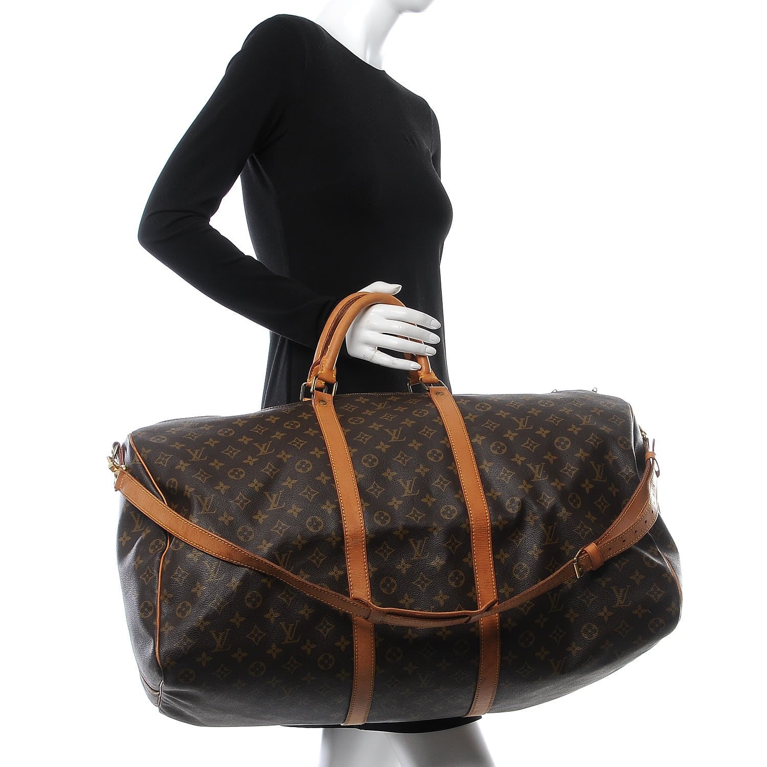 Louis Vuitton Monogram Keepall Bandouliere 60 2 of 18