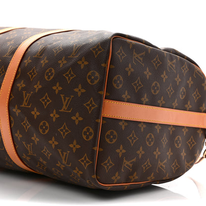 Louis Vuitton Monogram Keepall Bandouliere 50 9 of 12
